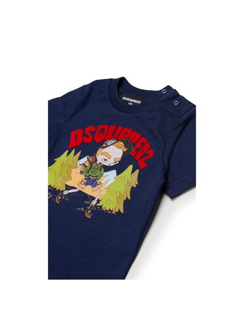 T-shirt, unisex, logata. DSQUARED2 | DQ3485 D0AJ1DQ864